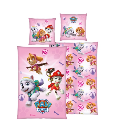 Bettwäsche set "Paw Patrol Pink“. Bettwäsche Baumwolle