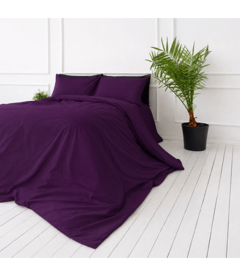 Bettwäsche set "Plum". Bettwäsche Baumwolle