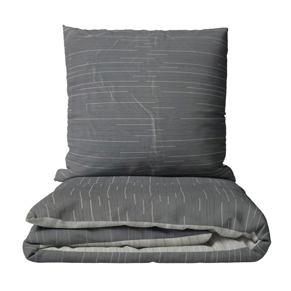 Bettwäsche set "Slate lines". Bettwäsche 140x200, 135/140x200 cm, 200x200 cm, 200x220 cm