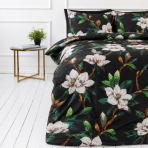 Bettwäsche set "Soft Magnolia". Bettwäsche 155x200, 135/140x200 cm, 150x200 cm, 155/160x200 cm, 180x200 cm, 200x200 cm, 200x220 cm, 220x240 cm. Elegantes bettwäsche-set mit leuchtend grünen magnolien. Bettwäsche set "Soft Magnolia". Bettwäsche 155x200, 135/140x200 cm, 150x200 cm, 155/160x200 cm, 180x200 cm, 200x200 cm, 200x220 cm, 220x240 cm. Elegantes bettwäsche-set mit leuchtend grünen magnolien.