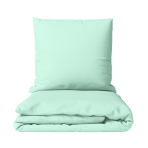 Bettwäsche set "Spring Dew". Bettwäsche für Hotels, 135/140x200 cm, 200x200 cm, 200x220 cm, 220x240 cm. Erfrischendes mintfarbenes bettwäscheset für ein heiteres schlafzimmerambiente.