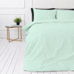 Bettwäsche set "Spring Dew". Bettwäsche 155x200, 135/140x200 cm, 150x200 cm, 155/160x200 cm, 180x200 cm, 200x200 cm, 200x220 cm, 220x240 cm. Weiche, mintfarbene bettwäsche, die einen hauch von ruhe in ihr schlafzimmer bringt. Bettwäsche set "Spring Dew". Bettwäsche 155x200, 135/140x200 cm, 150x200 cm, 155/160x200 cm, 180x200 cm, 200x200 cm, 200x220 cm, 220x240 cm. Weiche, mintfarbene bettwäsche, die einen hauch von ruhe in ihr schlafzimmer bringt.