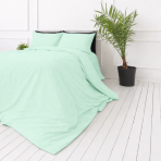 Bettwäsche set "Spring Dew". Bettwäsche 155x200, 135/140x200 cm, 150x200 cm, 155/160x200 cm, 180x200 cm, 200x200 cm, 200x220 cm, 220x240 cm. Klassisches mintfarbenes bettwäscheset, perfekt für ein frisches und modernes schlafzimmer. Bettwäsche set "Spring Dew". Bettwäsche 155x200, 135/140x200 cm, 150x200 cm, 155/160x200 cm, 180x200 cm, 200x200 cm, 200x220 cm, 220x240 cm. Klassisches mintfarbenes bettwäscheset, perfekt für ein frisches und modernes schlafzimmer.