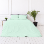 Bettwäsche set "Spring Dew". Bettwäsche 155x200, 135/140x200 cm, 150x200 cm, 155/160x200 cm, 180x200 cm, 200x200 cm, 200x220 cm, 220x240 cm. Stilvolles mintfarbenes bettwäscheset, das ein gefühl der ruhe in ihr schlafzimmer bringt. Bettwäsche set "Spring Dew". Bettwäsche 155x200, 135/140x200 cm, 150x200 cm, 155/160x200 cm, 180x200 cm, 200x200 cm, 200x220 cm, 220x240 cm. Stilvolles mintfarbenes bettwäscheset, das ein gefühl der ruhe in ihr schlafzimmer bringt.