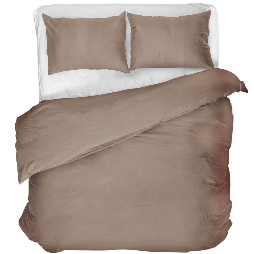 Bettwäsche set "Stucco". Bettwäsche Baumwolle, 135/140x200 cm, 200x200 cm, 200x220 cm. Bettwäscheset in warmen farbtönen mit minimalistischer gestaltung, das eleganz und gemütlichkeit verleiht.