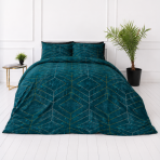 Bettwäsche set „Tethrys“. Bettwäsche 155x200, 135/140x200 cm, 150x200 cm, 155/160x200 cm, 180x200 cm, 200x200 cm, 200x220 cm, 220x240 cm. Dunkelgrünes design mit abstraktem geometrischem muster. Bettwäsche set „Tethrys“. Bettwäsche 155x200, 135/140x200 cm, 150x200 cm, 155/160x200 cm, 180x200 cm, 200x200 cm, 200x220 cm, 220x240 cm. Dunkelgrünes design mit abstraktem geometrischem muster.