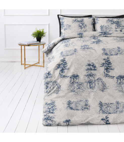 Bettwäsche set "Toile De Jouy Classic". Bettwäsche 140x200