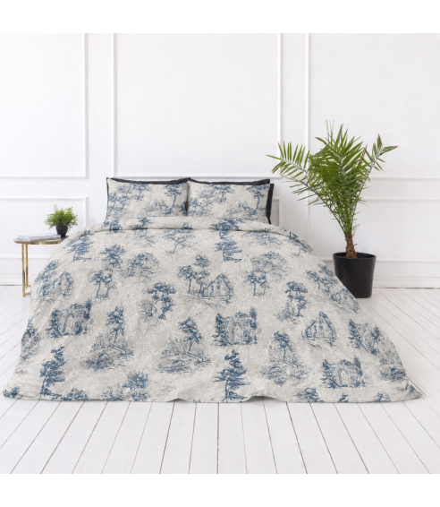 Bettwäsche set "Toile De Jouy Classic". Bettwäsche 140x200