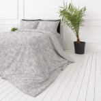 Bettwäsche set „Trel“. Graue Bettwäsche, 135/140x200 cm, 200x200 cm, 200x220 cm. Elegantes graues bettwäscheset mit zarten grauen waldblumenmotiven, perfekt für einen ruhigen schlafzimmerlook. Bettwäsche set „Trel“. Graue Bettwäsche, 135/140x200 cm, 200x200 cm, 200x220 cm. Elegantes graues bettwäscheset mit zarten grauen waldblumenmotiven, perfekt für einen ruhigen schlafzimmerlook.