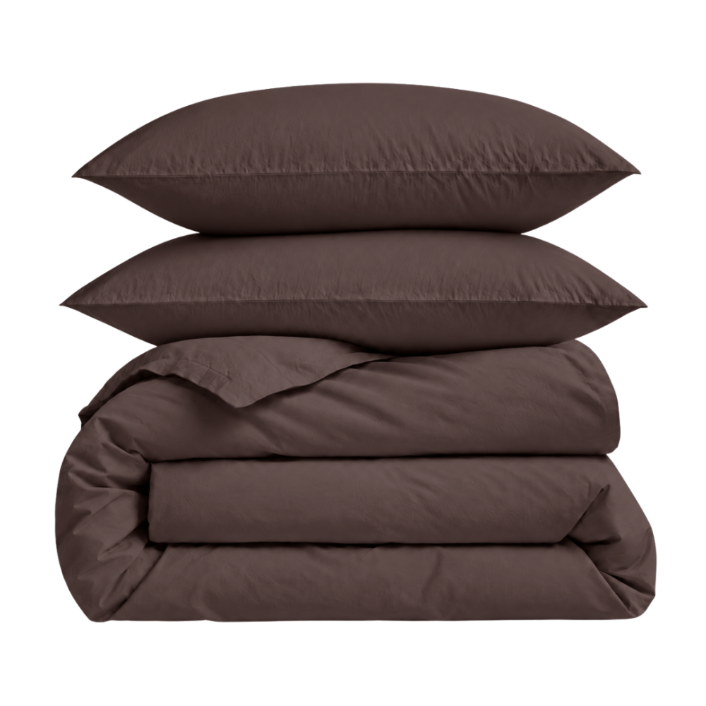 Perkal Bettwäsche „Brown Percale“. Bettwäsche 150x200, 135/140x200 cm, 155x220 cm, 160x200 cm, 180x200 cm, 200x200 cm, 200x220 cm, 220x240 cm. Unifarbene bettwäsche-garnitur in dunkelbraun ohne muster. Perkal Bettwäsche „Brown Percale“. Bettwäsche 150x200, 135/140x200 cm, 155x220 cm, 160x200 cm, 180x200 cm, 200x200 cm, 200x220 cm, 220x240 cm. Unifarbene bettwäsche-garnitur in dunkelbraun ohne muster.