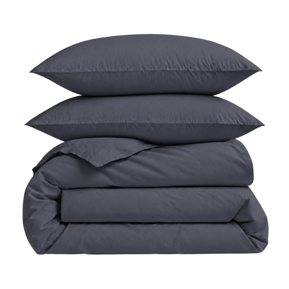 Perkal Bettwäsche „Dark Grey Percale“. Bettwäsche 150x200, 135/140x200 cm, 155x220 cm, 160x200 cm, 180x200 cm, 200x200 cm, 200x220 cm, 220x240 cm. Unifarbene bettwäsche-garnitur in dunkelgrau ohne muster. Perkal Bettwäsche „Dark Grey Percale“. Bettwäsche 150x200, 135/140x200 cm, 155x220 cm, 160x200 cm, 180x200 cm, 200x200 cm, 200x220 cm, 220x240 cm. Unifarbene bettwäsche-garnitur in dunkelgrau ohne muster.