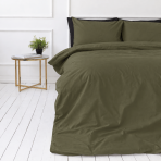 Perkal Bettwäsche „Moss Green Percale“. Bettwäsche 150x200, 135/140x200 cm, 155x220 cm, 160x200 cm, 180x200 cm, 200x200 cm, 200x220 cm, 220x240 cm. Bettwäsche in dezentem khakigrün mit einer grauen farbnuance. Perkal Bettwäsche „Moss Green Percale“. Bettwäsche 150x200, 135/140x200 cm, 155x220 cm, 160x200 cm, 180x200 cm, 200x200 cm, 200x220 cm, 220x240 cm. Bettwäsche in dezentem khakigrün mit einer grauen farbnuance.