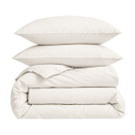 Perkal Bettwäsche „Snow White Percale“. Bettwäsche 150x200, 135/140x200 cm, 155x220 cm, 160x200 cm, 180x200 cm, 200x200 cm, 200x220 cm, 220x240 cm. Unifarbene bettwäsche-garnitur in cremeweiß ohne muster. Perkal Bettwäsche „Snow White Percale“. Bettwäsche 150x200, 135/140x200 cm, 155x220 cm, 160x200 cm, 180x200 cm, 200x200 cm, 200x220 cm, 220x240 cm. Unifarbene bettwäsche-garnitur in cremeweiß ohne muster.