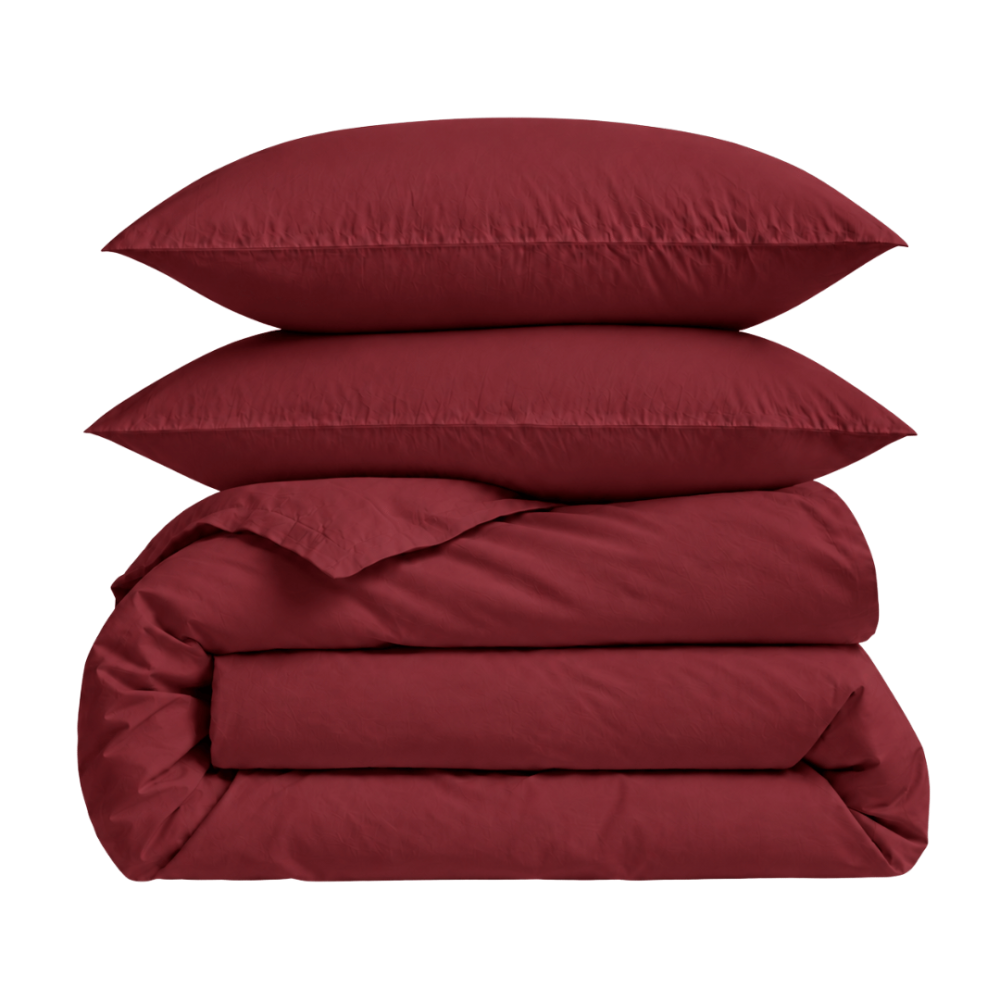 Perkal Bettwäsche „Sun-dried Tomato Percale“. Bettwäsche 150x200, 135/140x200 cm, 155x220 cm, 160x200 cm, 180x200 cm, 200x200 cm, 200x220 cm, 220x240 cm. Unifarbene bettwäsche-garnitur in sattem rot ohne muster. Perkal Bettwäsche „Sun-dried Tomato Percale“. Bettwäsche 150x200, 135/140x200 cm, 155x220 cm, 160x200 cm, 180x200 cm, 200x200 cm, 200x220 cm, 220x240 cm. Unifarbene bettwäsche-garnitur in sattem rot ohne muster.