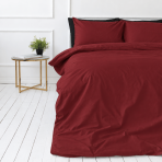 Perkal Bettwäsche „Sun-dried Tomato Percale“. Bettwäsche 150x200, 135/140x200 cm, 155x220 cm, 160x200 cm, 180x200 cm, 200x200 cm, 200x220 cm, 220x240 cm. Bettwäsche in dunklem rot mit einer warmen bordeauxnuance. Perkal Bettwäsche „Sun-dried Tomato Percale“. Bettwäsche 150x200, 135/140x200 cm, 155x220 cm, 160x200 cm, 180x200 cm, 200x200 cm, 200x220 cm, 220x240 cm. Bettwäsche in dunklem rot mit einer warmen bordeauxnuance.
