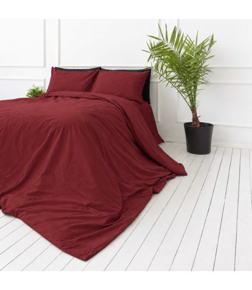 Perkal Bettwäsche „Sun-dried Tomato Percale“. Perkal Bettwäsche