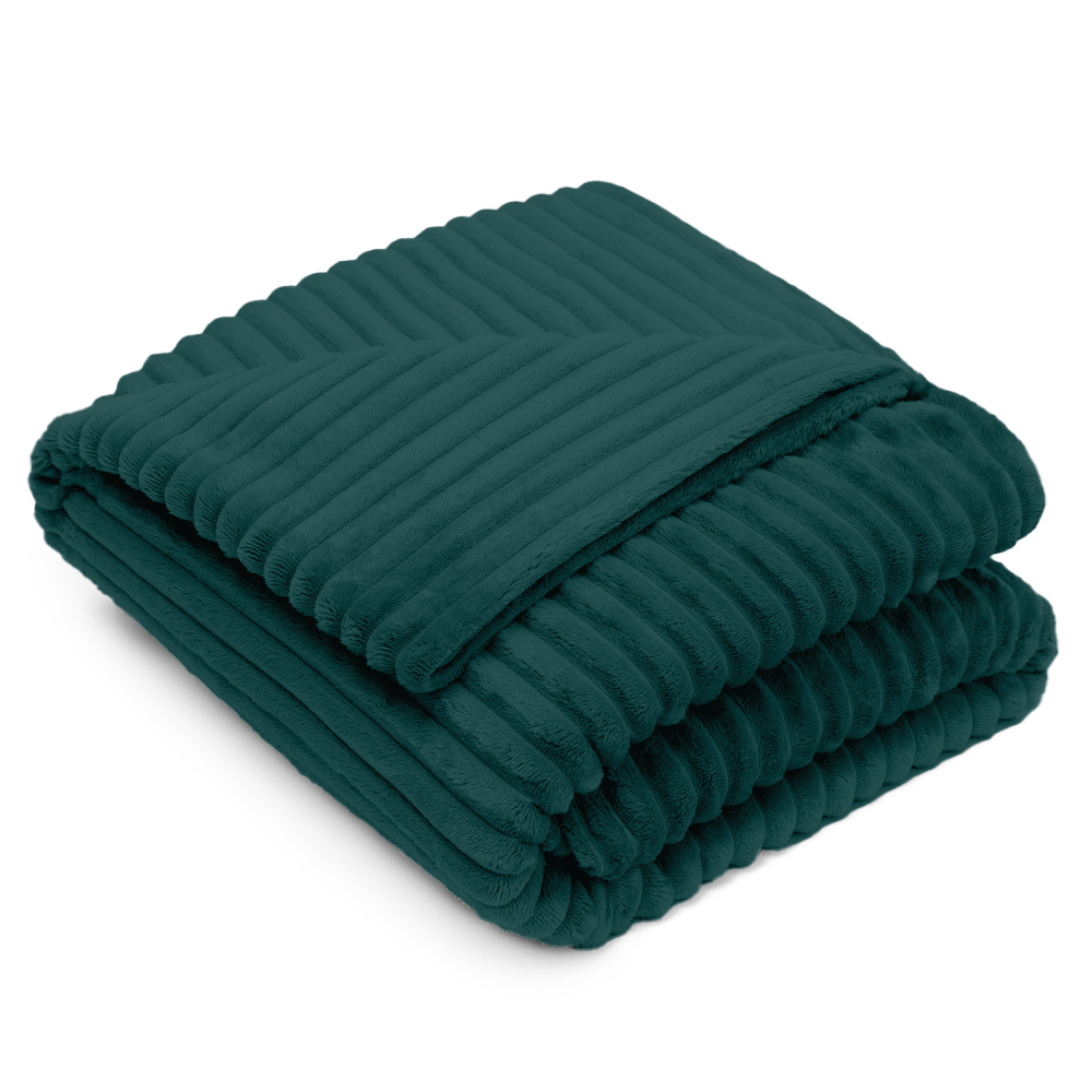 Decke „Emerald fleece blanket“. Tagesdecken, 200x220 cm