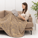 Decke „Gilded Brown fleece blanket“. Tagesdecken, 200x220 cm. Warm braunbeige wohndecke mit locker verlaufenden goldenen marmoreffekten. Decke „Gilded Brown fleece blanket“. Tagesdecken, 200x220 cm. Warm braunbeige wohndecke mit locker verlaufenden goldenen marmoreffekten.
