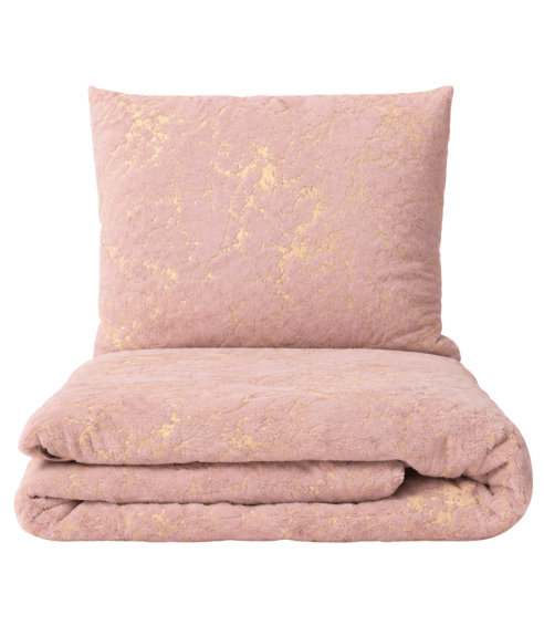 Plüsch Bettwäsche "Minky Gilded Rose". Bettwäsche 200x220