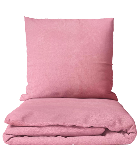 Plüsch Bettwäsche "Minky Rose Solid". Bettwäsche 200x220