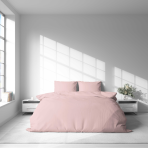 Premium satin bettwäsche set "Classic pink“. Bettwäsche 150x200, 100x140 cm, 135/140x200 cm, 150x200 cm, 155/160x200 cm, 180x200 cm, 200x200 cm, 200x220 cm, 220x240 cm. Modernes bettwäsche-set in zartem roséton mit klarer optik