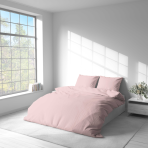 Premium satin bettwäsche set "Classic pink“. Bettwäsche 150x200, 100x140 cm, 135/140x200 cm, 150x200 cm, 155/160x200 cm, 180x200 cm, 200x200 cm, 200x220 cm, 220x240 cm. Einfarbiges bettwäsche-set in sanftem pastellrosa