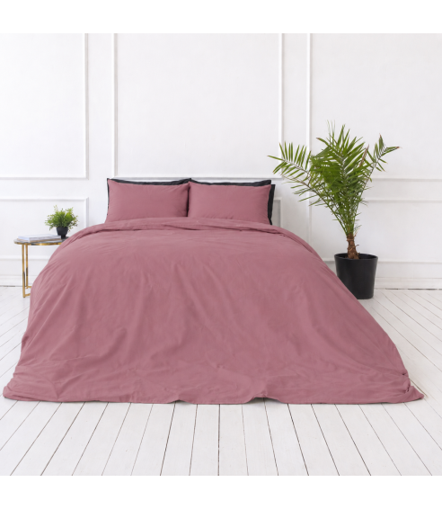 Premium satin bettwäsche set "Grape sateen". Bettwäsche aus Satin