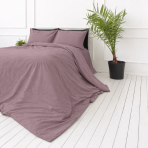Premium satin bettwäsche set "Grape sateen". Mako Satin Bettwäsche, 135/140x200 cm, 155x220 cm, 160x200 cm, 180x200 cm, 200x200 cm, 200x220 cm, 220x240 cm. Einfärbiges bettwäsche-set in sanftem rosaton mit ruhigem design Premium satin bettwäsche set "Grape sateen". Mako Satin Bettwäsche, 135/140x200 cm, 155x220 cm, 160x200 cm, 180x200 cm, 200x200 cm, 200x220 cm, 220x240 cm. Einfärbiges bettwäsche-set in sanftem rosaton mit ruhigem design