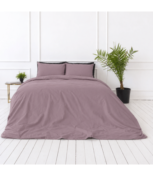 Premium satin bettwäsche set "Grape sateen". Bettwäsche aus Satin