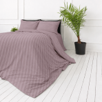Premium satin bettwäsche set "Grape Stripe Sateen". Mako Satin Bettwäsche, 135/140x200 cm, 155x220 cm, 160x200 cm, 180x200 cm, 200x200 cm, 200x220 cm, 220x240 cm. Deckenbezug in rosaviolett mit längs verlaufenden streifen. Premium satin bettwäsche set "Grape Stripe Sateen". Mako Satin Bettwäsche, 135/140x200 cm, 155x220 cm, 160x200 cm, 180x200 cm, 200x200 cm, 200x220 cm, 220x240 cm. Deckenbezug in rosaviolett mit längs verlaufenden streifen.