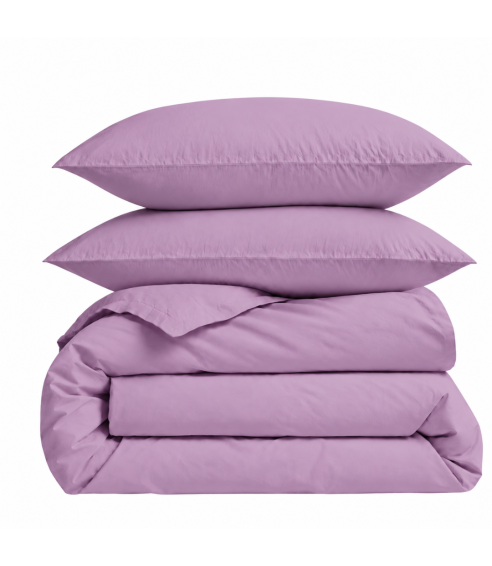 Premium satin bettwäsche set "Lilac Sateen“. Bettwäsche aus Satin