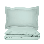Premium satin bettwäsche set "Mint". Bettwäsche aus Satin, 155/160x200 cm