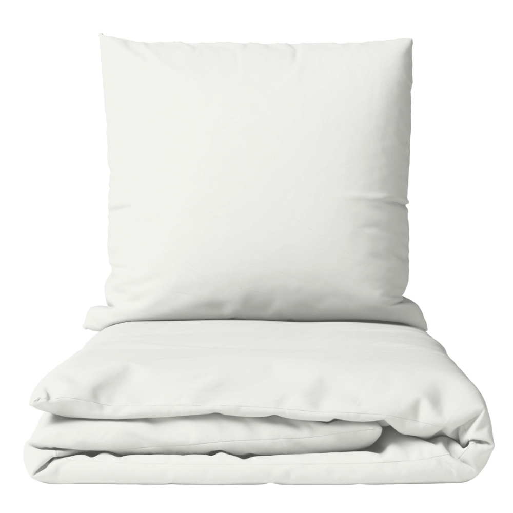 Premium satin bettwäsche set "Vanilla glow". Bettwäsche aus Satin, 135/140x200 cm, 200x200 cm, 200x220 cm, 220x240 cm. Bettwäsche-set in vanillefarbe, das jedem schlafzimmer helligkeit und frische verleiht.