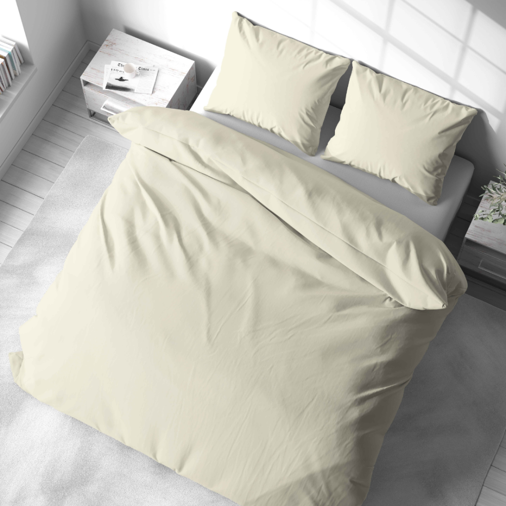 Premium satin bettwäsche set "Vanilla glow". Bettwäsche 150x200, 135/140x200 cm, 150x200 cm, 155/160x200 cm, 180x200 cm, 200x200 cm, 200x220 cm, 220x240 cm