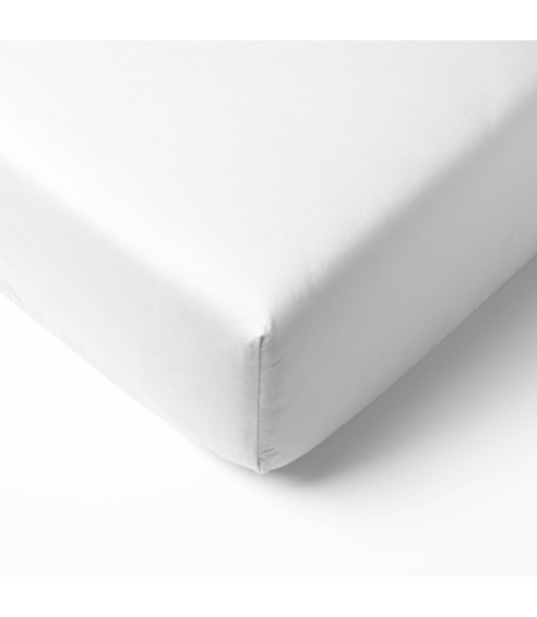 Satin Bettlaken „Classic White“. Bettlaken