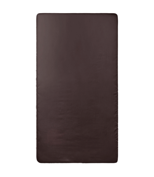 Satin Spannbettlaken „Brown Sateen“. Spannbettlaken 90x200