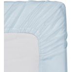 Satin Spannbettlaken „Light blue“. Spannbettlaken, 80x200 cm, 90x200 cm, 120x200 cm, 135/140x200 cm, 155/160x200 cm, 180x200 cm