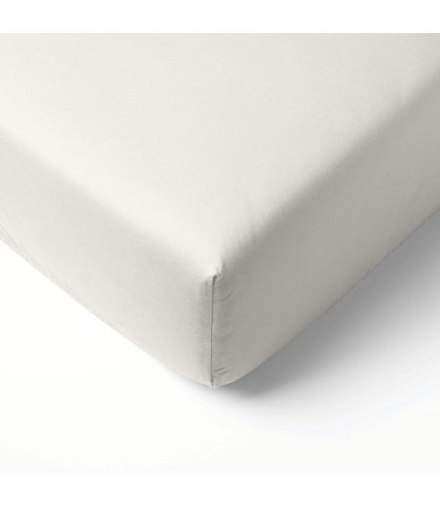 Satin Spannbettlaken „Snow White Sateen“. Spannbettlaken 90x200