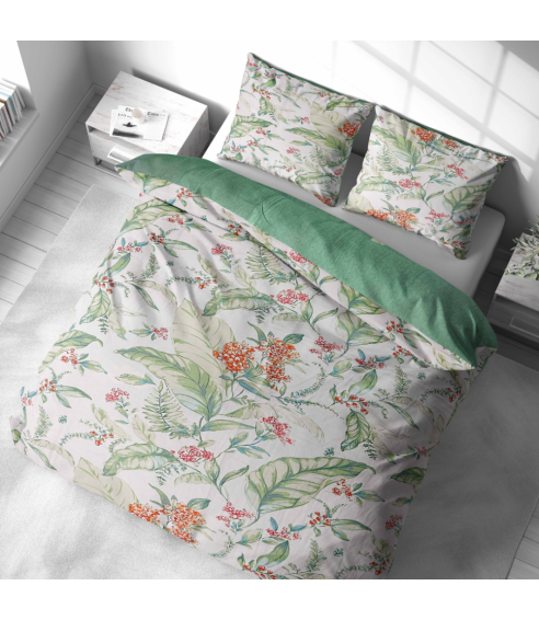 Satin Kissenbezüge „Herbalia“. Kissenbezüge 50x70