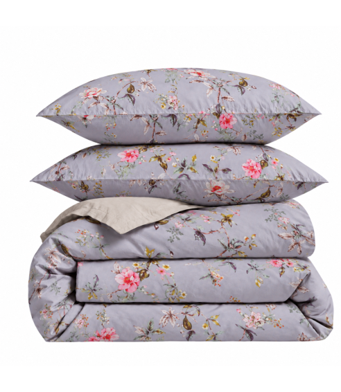 Satin bettwäsche set "Daphne". Bettwäsche aus Satin