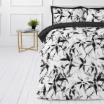 Premium satin bettwäsche set "Smoky Petals". Bettwäsche 155x200, 135/140x200 cm, 150x200 cm, 155/160x200 cm, 180x200 cm, 200x200 cm, 200x220 cm. Bettwäsche-set in sanften tönen mit aquarelldesign.