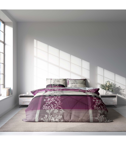 Satin bettwäsche set "Wonderland". Bettwäsche aus Satin