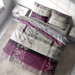 Satin bettwäsche set "Wonderland". Bettwäsche aus Satin, 135/140x200 cm, 200x200 cm, 200x220 cm
