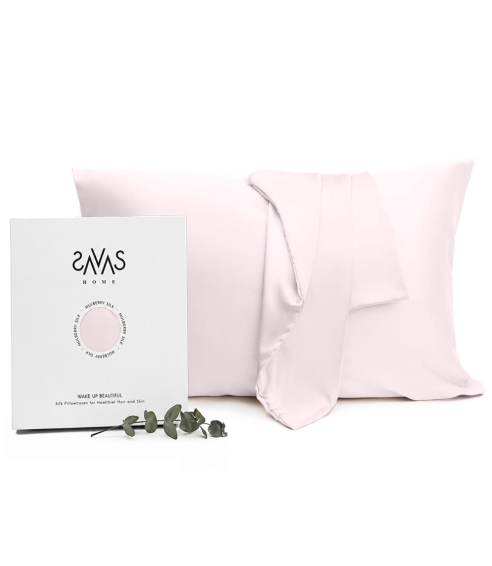 Seidenkissenbezug „Luxe Pink“. Seidenkissenbezug