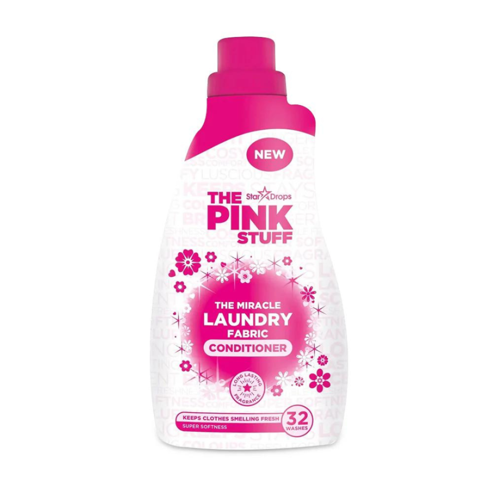 Flüssigwaschmittel „The Pink Stuff Conditioner“. Reinigungsmittel. The pink stuff wäscheconditioner: macht die wäsche weich und frisch und verleiht ihr einen angenehmen duft, so dass sie sich sauber und luxuriös anfühlt.