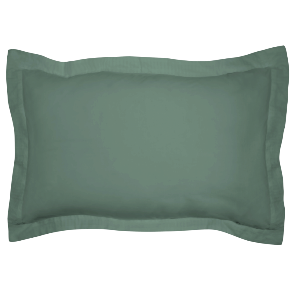 Tencel Kissenbezug „Green“. Seidenkissenbezug