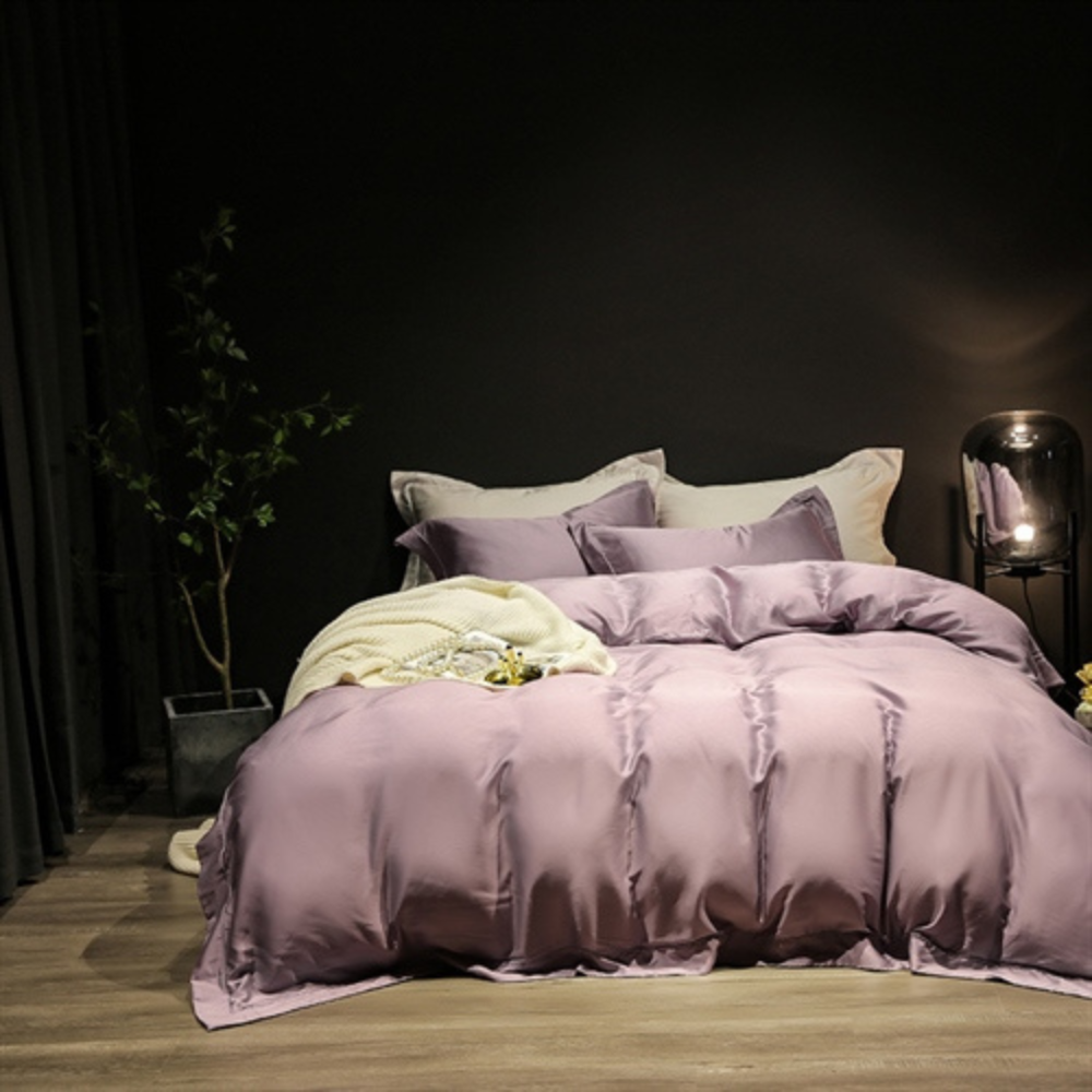 Lyocell bettwäsche "Violette". Lyocell Bettwäsche, 200x230 cm