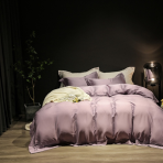 Lyocell bettwäsche "Violette". Lyocell Bettwäsche, 200x230 cm