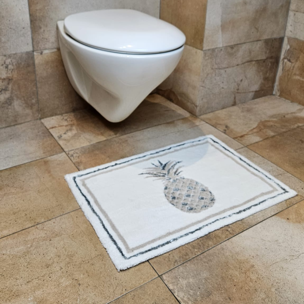 Toilettenmatte „Whitepine“. Badteppich, 40x60 cm