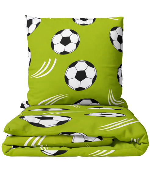 Kinderbettwäsche set "Football Frenzy". Babybettwäsche